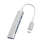 แท่นต่อขยายอเนกประสงค์ขนาดเล็ก 4 in 1, สเปค: Type-C/USB-C 3.0 (สีเงิน), Type-C/USB-C 3.0 (สีเงิน), Type-C/USB-C 3.0 (สีเทา), Type-C/USB-C 3.0 (สีชมพู), USB 3.0 (สีเงิน), USB 3.0 (สีเทา), USB 3.0 (สีชมพู)