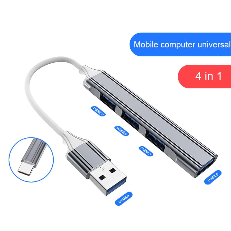 แท่นต่อขยายอเนกประสงค์ขนาดเล็ก 4 in 1, สเปค: Type-C/USB-C 3.0 (สีเงิน), Type-C/USB-C 3.0 (สีเงิน), Type-C/USB-C 3.0 (สีเทา), Type-C/USB-C 3.0 (สีชมพู), USB 3.0 (สีเงิน), USB 3.0 (สีเทา), USB 3.0 (สีชมพู)