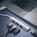 แท่นต่อขยายอเนกประสงค์ขนาดเล็ก 4 in 1, สเปค: Type-C/USB-C 3.0 (สีเงิน), Type-C/USB-C 3.0 (สีเงิน), Type-C/USB-C 3.0 (สีเทา), Type-C/USB-C 3.0 (สีชมพู), USB 3.0 (สีเงิน), USB 3.0 (สีเทา), USB 3.0 (สีชมพู)
