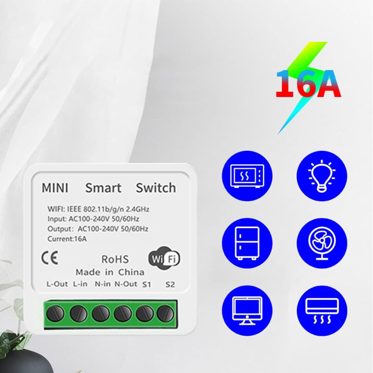 สวิตช์สมาร์ทควบคุมเสียงระยะไกลผ่านแอป WiFi รุ่น 003 สวิตช์สมาร์ท