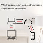 สวิตช์สมาร์ทควบคุมเสียงระยะไกลผ่านแอป WiFi รุ่น 003 สวิตช์สมาร์ท