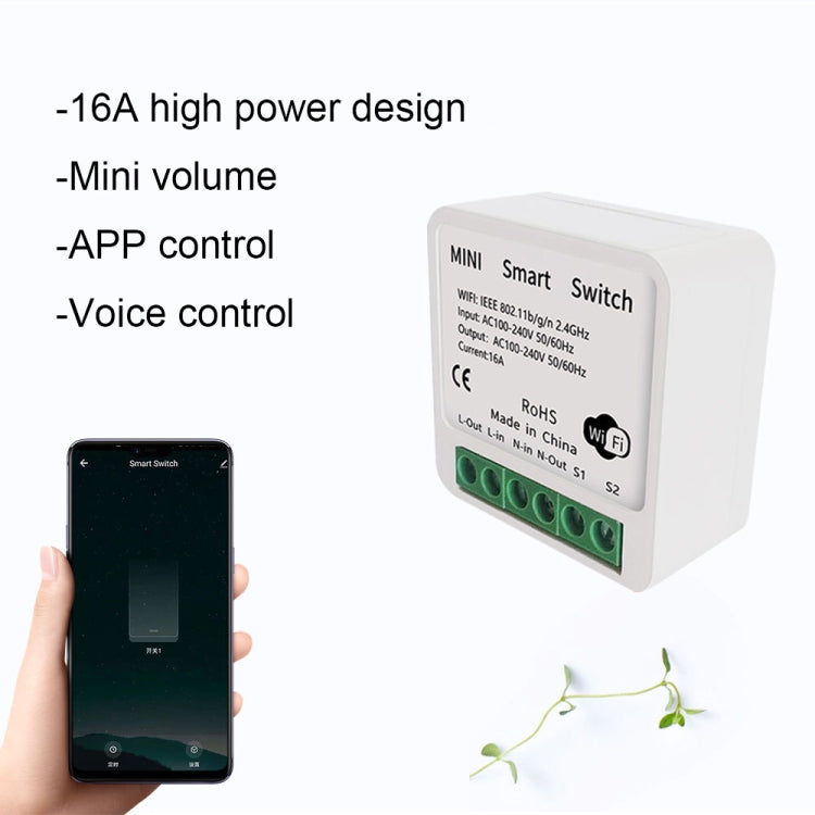 สวิตช์สมาร์ทควบคุมเสียงระยะไกลผ่านแอป WiFi รุ่น 003 สวิตช์สมาร์ท