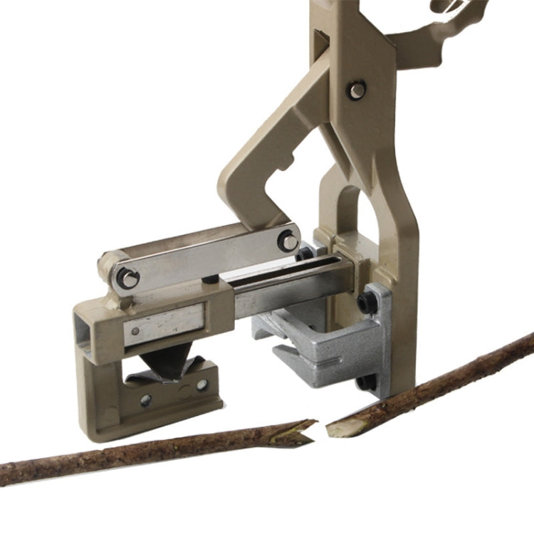 Fruit Tree Grafting Scissors Thick Branch Seedling Grafting Machine, Silver