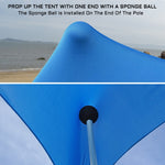 Outdoor Beach Lycra Canopy Camping Tent Sunshade Fishing Tent, Size:, 210x160x150cm, 210x200x150cm, 300x300x200cm