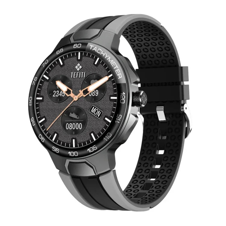 Wearkey E15 นาฬิกาจอสัมผัสอัจฉริยะวัดอัตราการเต้นหัวใจขนาด 1.28 นิ้ว สีน้ำเงิน สีเงินเทา สีส้ม