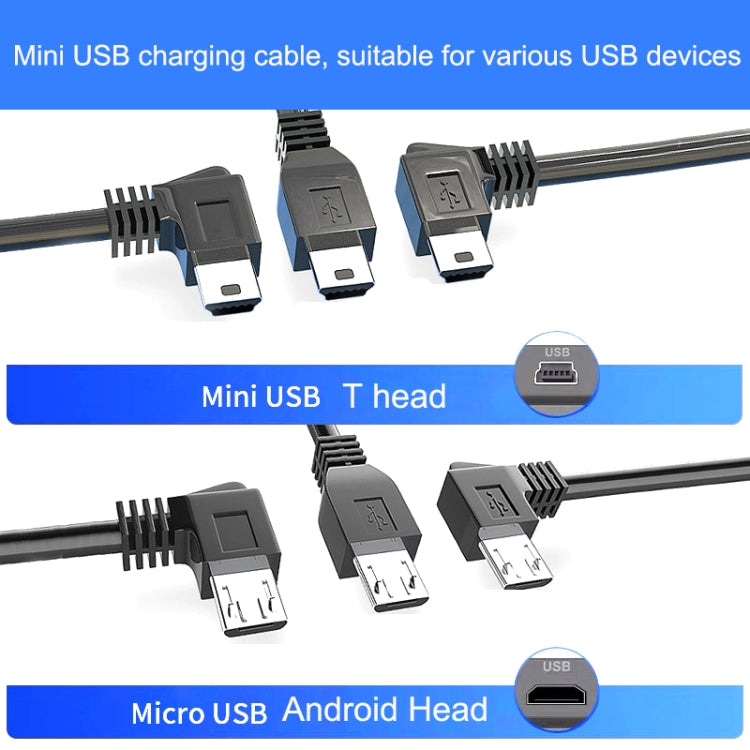 Driving Recorder Power Cord USB Car Charger Antihypertensive Line, Style:, 3.5m+2A, 3.5m+1A