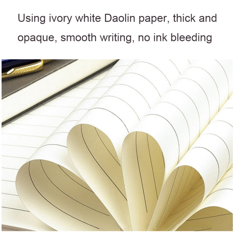 WZJZ0101 PU Leather Thickened Notebook, A5, B5