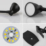 668A001 โคมไฟตั้งโต๊ะสาย USB งอได้ 360 องศา, สเปค:, สีขาว ปรับความสว่างแบบไม่มีขั้นบันได, สีดำ ปรับความสว่างแบบไม่มีขั้นบันได, สีขาว ปรับความสว่างสองระดับ, สีดำ ปรับความสว่างสองระดับ