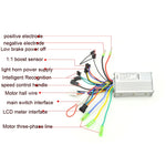 คอนโทรลเลอร์จักรยานไฟฟ้าสกูตเตอร์สากล 866 250W 350W สามารถติดตั้งกับมาตรวัดความเร็วได้
