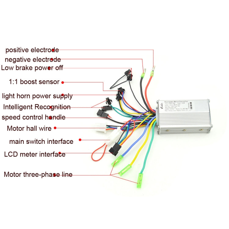 คอนโทรลเลอร์จักรยานไฟฟ้าสกูตเตอร์สากล 866 250W 350W สามารถติดตั้งกับมาตรวัดความเร็วได้