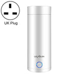UGASUN แก้วน้ำไฟฟ้าพกพาแบบพกพาแบบมินิ พร้อมที่อุ่นน้ำ ปลั๊ก UK (สีขาว), ปลั๊ก EU (สีขาว), ปลั๊ก US (สีขาว), ปลั๊ก UK (สีชมพู), ปลั๊ก EU (สีชมพู), ปลั๊ก US (สีชมพู)