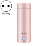UGASUN แก้วน้ำไฟฟ้าพกพาแบบพกพาแบบมินิ พร้อมที่อุ่นน้ำ ปลั๊ก UK (สีขาว), ปลั๊ก EU (สีขาว), ปลั๊ก US (สีขาว), ปลั๊ก UK (สีชมพู), ปลั๊ก EU (สีชมพู), ปลั๊ก US (สีชมพู)