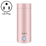 UGASUN แก้วน้ำไฟฟ้าพกพาแบบพกพาแบบมินิ พร้อมที่อุ่นน้ำ ปลั๊ก UK (สีขาว), ปลั๊ก EU (สีขาว), ปลั๊ก US (สีขาว), ปลั๊ก UK (สีชมพู), ปลั๊ก EU (สีชมพู), ปลั๊ก US (สีชมพู)