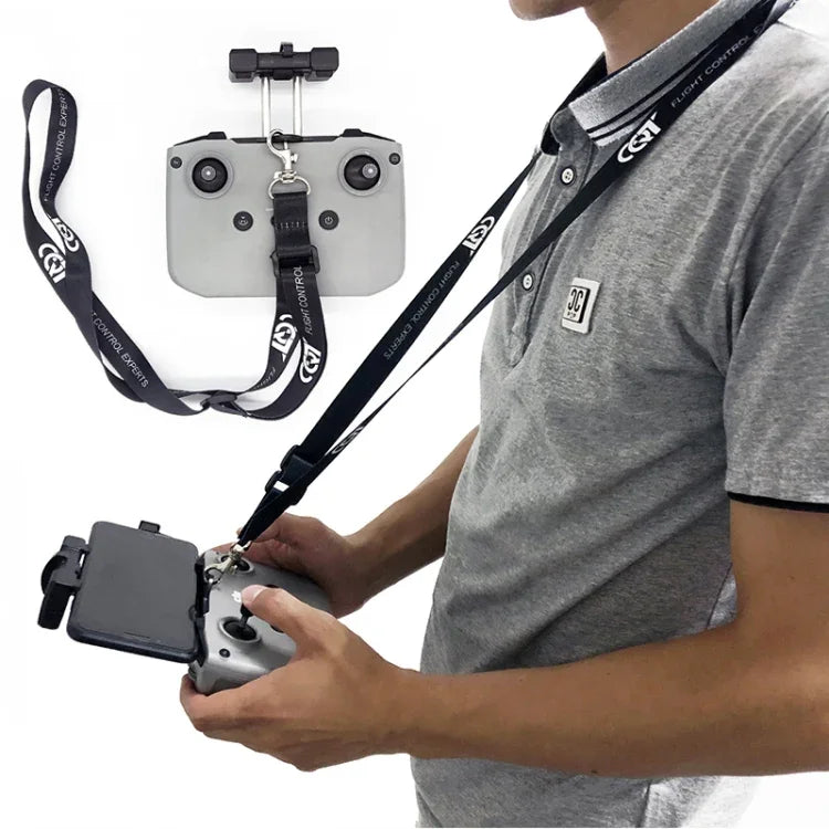 สายคล้องรีโมทคอนโทรล CQT พร้อมตะขอ สำหรับ DJI Mavic Air 2/2S/Mini 2 /Mini 3 Pro, สไตล์:, สายเชือกบาง, สายเชือกกว้าง, เฉพาะหัวเข็มขัด
