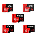 Netac การ์ดความจำสำหรับกล้องบันทึกภาพและโทรศัพท์มือถือ, 32GB, 64GB, 128GB, 256GB