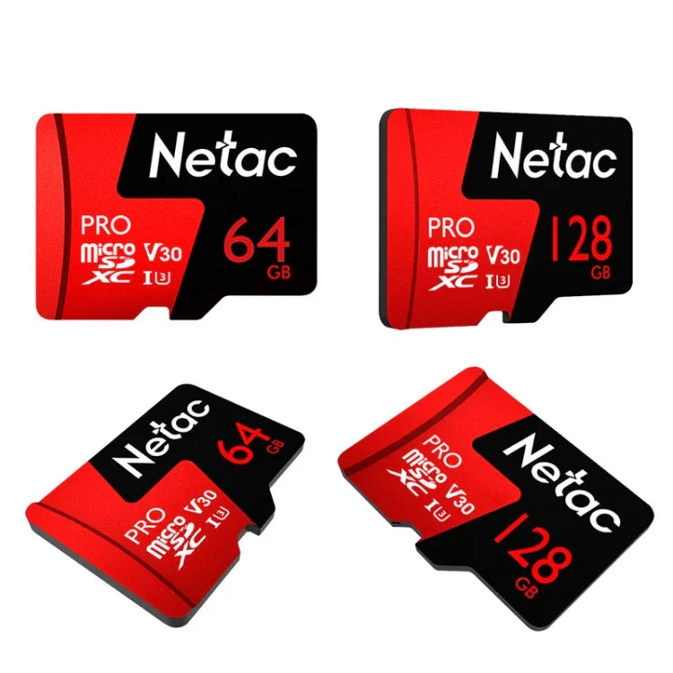 Netac การ์ดความจำสำหรับกล้องบันทึกภาพและโทรศัพท์มือถือ, 32GB, 64GB, 128GB, 256GB