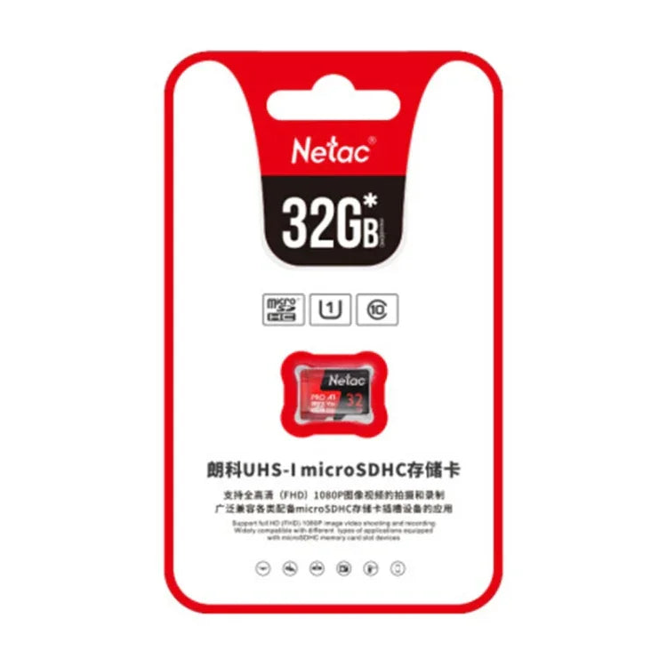 Netac การ์ดความจำสำหรับกล้องบันทึกภาพและโทรศัพท์มือถือ, 32GB, 64GB, 128GB, 256GB