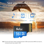 Netac การ์ดความจำสำหรับกล้องบันทึกภาพและโทรศัพท์มือถือ, 32GB, 64GB, 128GB, 256GB