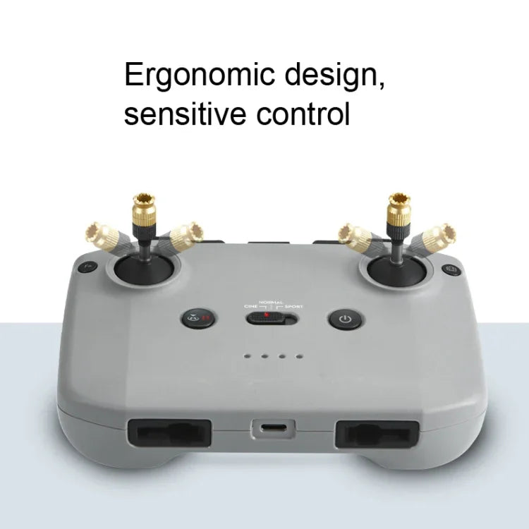 จอยสติ๊กอลูมิเนียมอัลลอยขยายสำหรับรีโมท DJI Mini 3 Pro/Mavic Air 2/Mini 2, คันโยก CQT