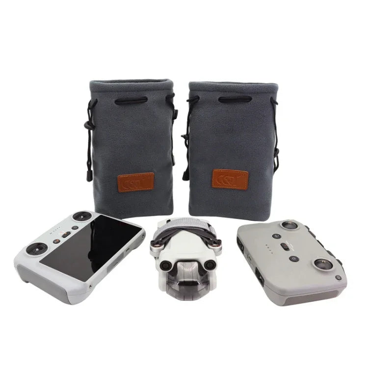 ถุงเก็บของ CQT ผ้าฟลีซหนา สำหรับ DJI Mini 3 Pro, สเปค: 1 ชิ้น, 2 ชิ้น, 2 ชิ้นพร้อมสายรัดพาย