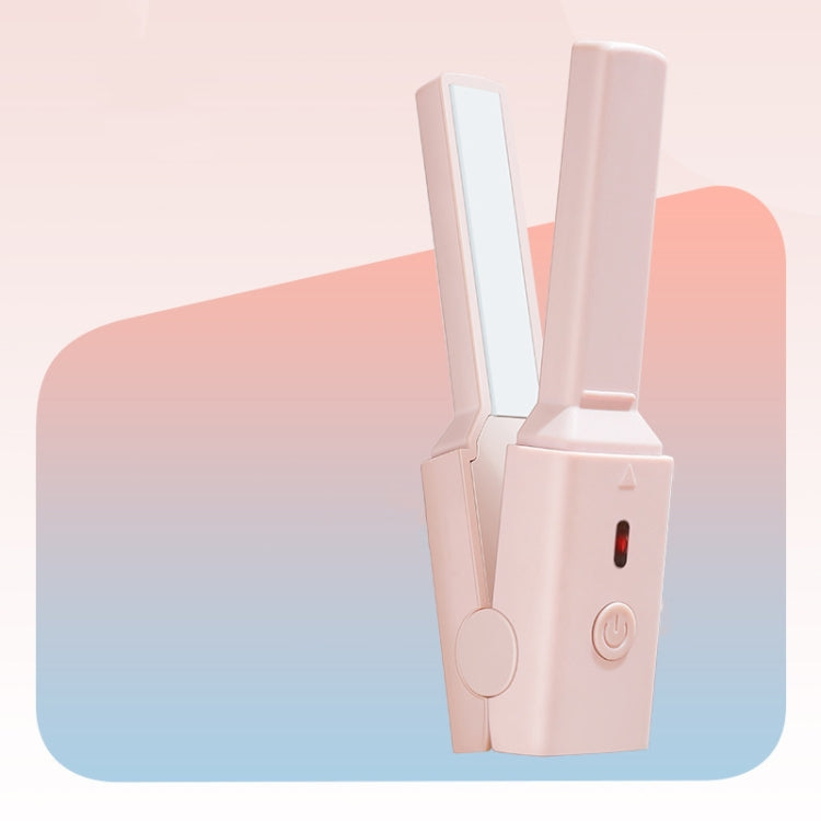 GLS-006 เครื่องหนีบผมไฟฟ้ามินิใช้ได้ทั้งผมตรงและผมหยิก สีชมพูเชอร์รี่ สีเขียวสด