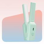 GLS-006 เครื่องหนีบผมไฟฟ้ามินิใช้ได้ทั้งผมตรงและผมหยิก สีชมพูเชอร์รี่ สีเขียวสด