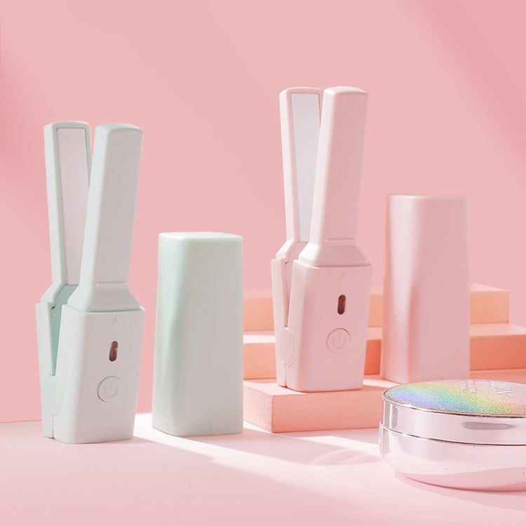 GLS-006 เครื่องหนีบผมไฟฟ้ามินิใช้ได้ทั้งผมตรงและผมหยิก สีชมพูเชอร์รี่ สีเขียวสด