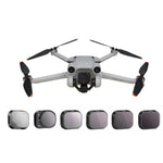 อุปกรณ์เสริมฟิลเตอร์อลูมิเนียมอัลลอยด์ปรับได้สำหรับ DJI Mini 3 Pro, สไตล์: UV+CPL+ND8+ND16+ND32+ND64 6-in-1, CPL, ND8, ND16, ND32, ND64, ชุด 4-in-1, ชุด 6-in-1