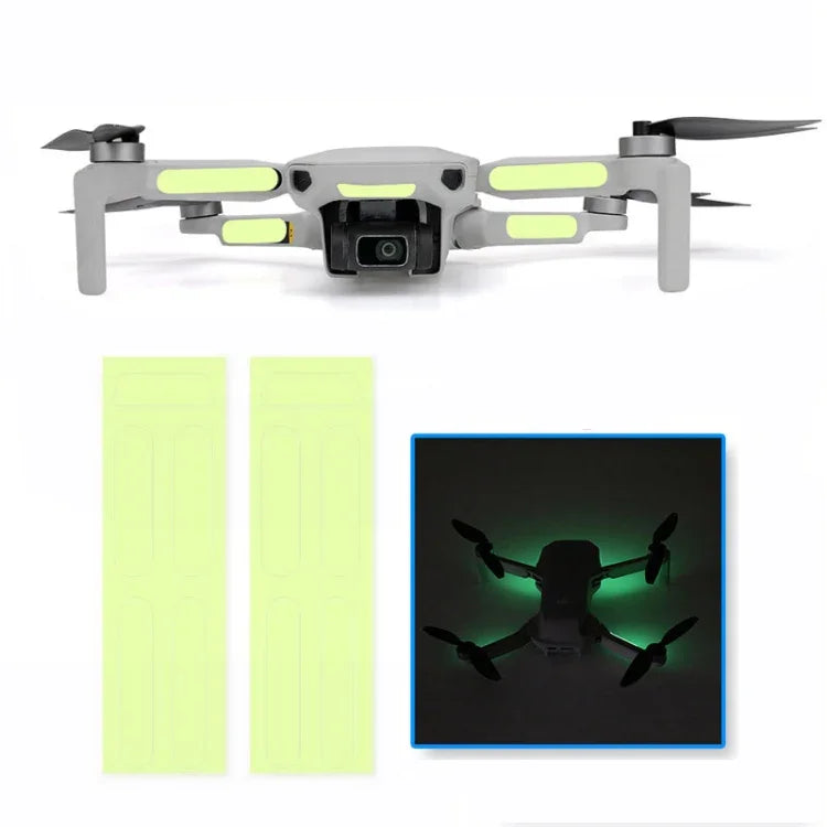 สติ๊กเกอร์เรืองแสง 2 ชิ้น สำหรับ DJI Mavic Mini / Mini 3 Pro