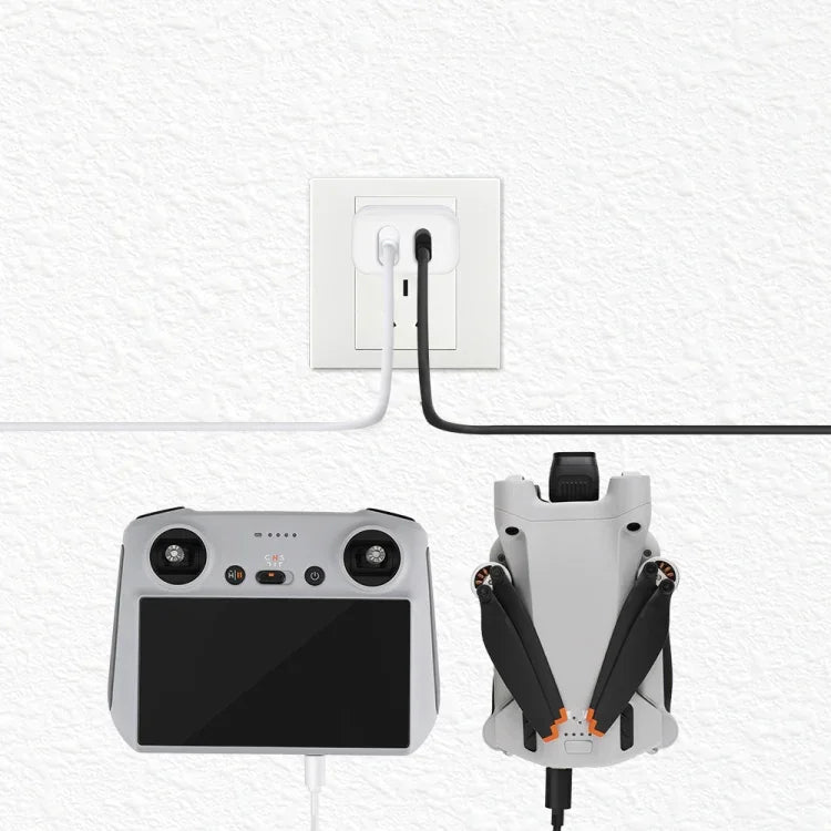 ที่ชาร์จ GaN 30W สองพอร์ต RCSTQ สำหรับ DJI Mini 2/Mini 3 Pro, สำหรับ DJI Mini 2
