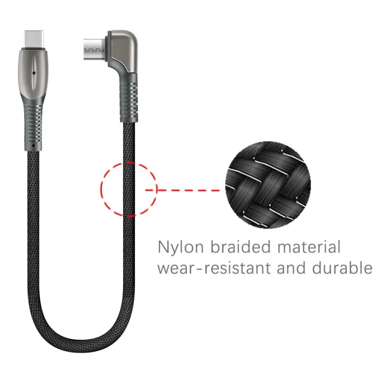 สายเคเบิลข้อมูลพร้อมปลอกอลูมิเนียมอัลลอยด์ สำหรับ DJI Mavic 3 / Mini 3 Pro / Air 2S / Mini 2, สไตล์: 8 พิน, Type-C