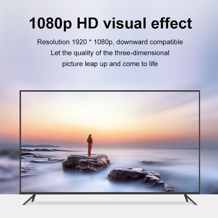 อะแดปเตอร์ HDMI ตัวเมียเป็น VGA ตัวผู้ พร้อมเสียง สำหรับคอมพิวเตอร์ จอทีวี โปรเจคเตอร์, สีขาว, ทอง, ดำ