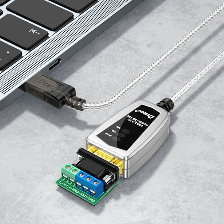 DTECH DT-5119 สายแปลง USB เป็น RS485/422 อุตสาหกรรม 0.5 ม., อะแดปเตอร์สื่อสารสายอนุกรม, DT-5119 0.5 ม.