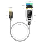DTECH DT-5119 สายแปลง USB เป็น RS485/422 อุตสาหกรรม 0.5 ม., อะแดปเตอร์สื่อสารสายอนุกรม, DT-5119 0.5 ม.
