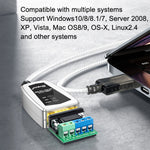 DTECH DT-5019 ตัวแปลง USB เป็น RS485/422 สำหรับสายสื่อสารแบบอนุกรม, ความยาวสาย 1.2 ม.