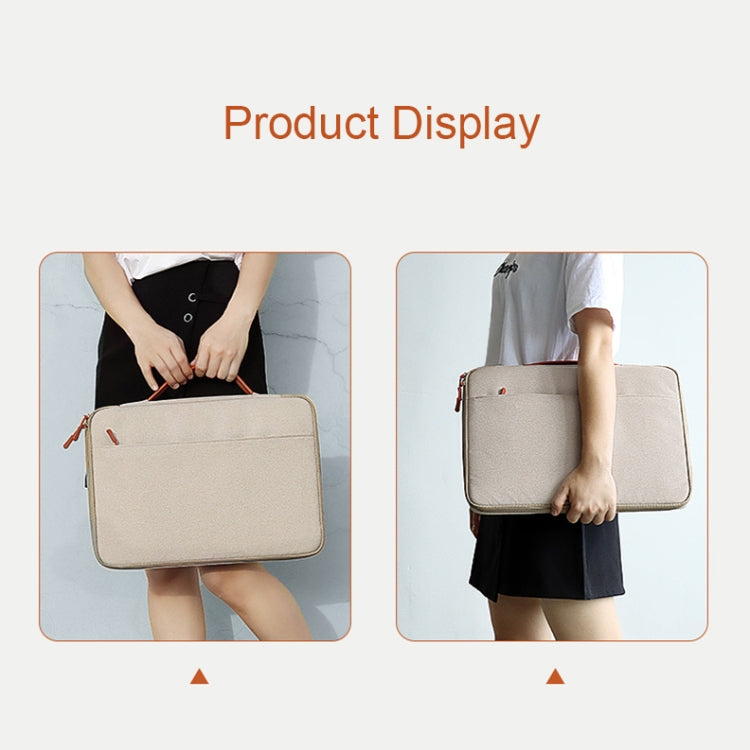 กระเป๋าแล็ปท็อปกันน้ำ ND02S พร้อมด้ามจับปรับได้, ขนาด 13.3 นิ้ว, 14.1-15.4 นิ้ว
