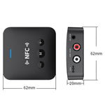 AFK-A10 เครื่องรับส่งบลูทูธ NFC AUX สำหรับลำโพงรถยนต์