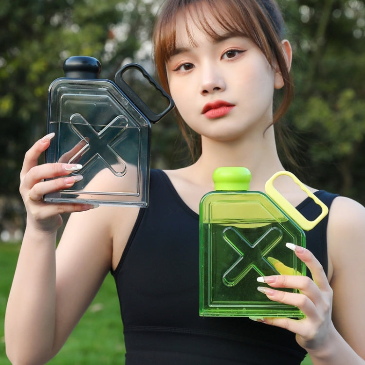 แก้วน้ำพลาสติกสี่เหลี่ยมสำหรับกีฬาและฟิตเนสความจุใหญ่พร้อมด้ามจับ, สีแดงสี่เหลี่ยม, สีม่วงสี่เหลี่ยม, สีเขียวสี่เหลี่ยม, สีน้ำเงินสี่เหลี่ยม, สีดำสี่เหลี่ยม