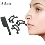 ชุดเสริมสันจมูกซิลิโคน 3D แบบมองไม่เห็น 5 ชุด