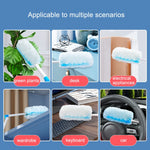 Disposable Household Vacuum Retractable Feather Duster, Style:, Long Handle+2 Clothes, Long Handle+4 Clothes, Long Handle+6 Clothes, Long Handle+12 Clothes, With Base+2 Clothes, With Base+4 Clothes, With Base+6 Clothes, With Base+12 Clothes
