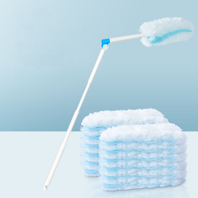 Disposable Household Vacuum Retractable Feather Duster, Style:, Long Handle+2 Clothes, Long Handle+4 Clothes, Long Handle+6 Clothes, Long Handle+12 Clothes, With Base+2 Clothes, With Base+4 Clothes, With Base+6 Clothes, With Base+12 Clothes