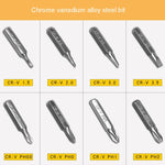 ไขควงอเนกประสงค์ 8-in-1 อะลูมิเนียมอัลลอย, 8-in-1 สีน้ำเงิน, 8-in-1 สีแดง, 8-in-1 สีเงิน