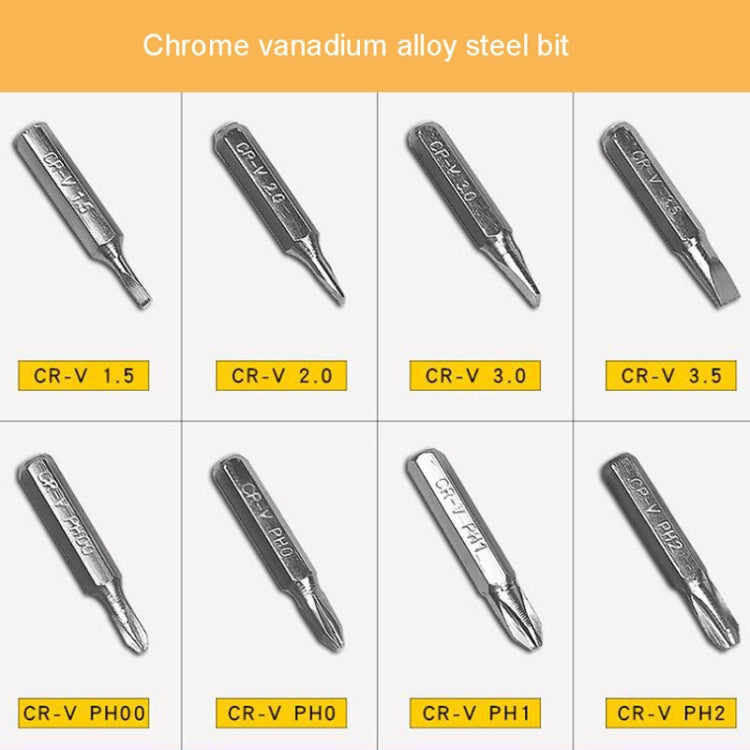 ไขควงอเนกประสงค์ 8-in-1 อะลูมิเนียมอัลลอย, 8-in-1 สีน้ำเงิน, 8-in-1 สีแดง, 8-in-1 สีเงิน
