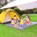 เสื่อเต็นท์กลางแจ้งผ้าออกซ์ฟอร์ดหนากันน้ำสำหรับปิกนิก, ขนาด: 90x210cm, 140x210cm, 180x210cm, 210x210cm, 240x210cm