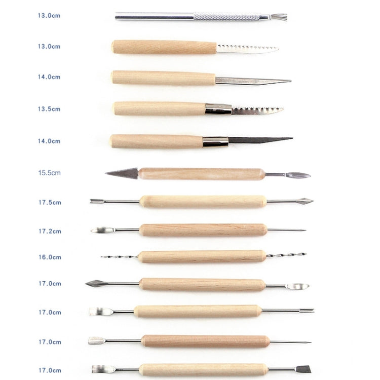 ชุดเครื่องมือปั้นดินเผา มีดแกะสลักดินเหนียวหิน DIY ชุดเครื่องมือรวม, 22-in-1, 24-in-1, 27-in-1, 32-in-1