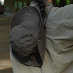 Versatile Breathable Sunscreen Drawstring Fisherman Hat, Khaki, Black, Grey, Coffee, Dark Blue, Army Green
