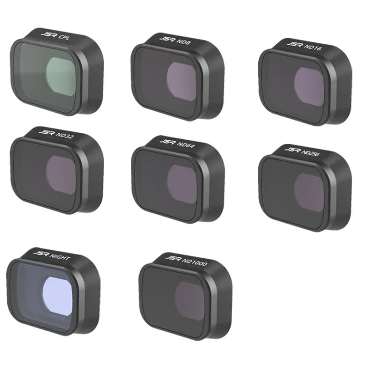 ฟิลเตอร์ JUNESTAR สำหรับ DJI Mini 3 Pro, รุ่น:, MCUV JSR-1663-01, CPL JSR-1663-02, ND8 JSR-1663-03, ND16 JSR-1663-04, ND32 JSR-1663-05, ND64 JSR-1663-06, ND256 JSR-1663-07, ND1000 JSR-1663-08, ND8PL JSR-1663-09, ND16PL JSR-1663-10, ND32PL JSR-1663-11