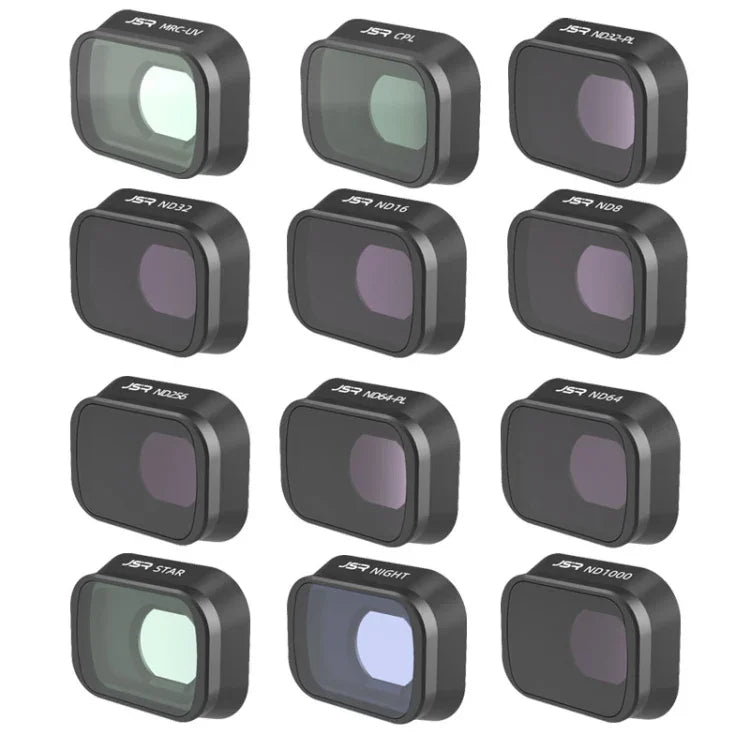 ฟิลเตอร์ JUNESTAR สำหรับ DJI Mini 3 Pro, รุ่น:, MCUV JSR-1663-01, CPL JSR-1663-02, ND8 JSR-1663-03, ND16 JSR-1663-04, ND32 JSR-1663-05, ND64 JSR-1663-06, ND256 JSR-1663-07, ND1000 JSR-1663-08, ND8PL JSR-1663-09, ND16PL JSR-1663-10, ND32PL JSR-1663-11