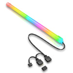 แถบไฟ LED ซิลิโคนตกแต่งเคสคอมพิวเตอร์ ARGB, รุ่น Y360 แบบวงกลม