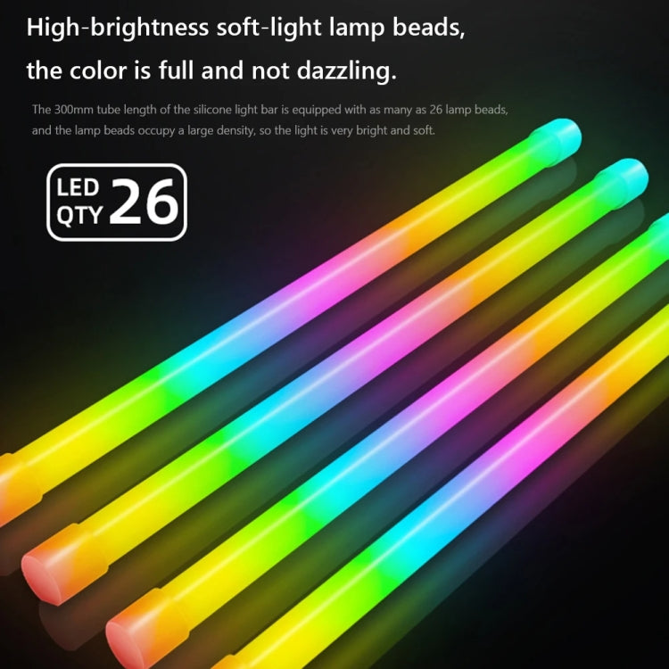 แถบไฟ LED ซิลิโคนตกแต่งเคสคอมพิวเตอร์ ARGB, รุ่น Y360 แบบวงกลม